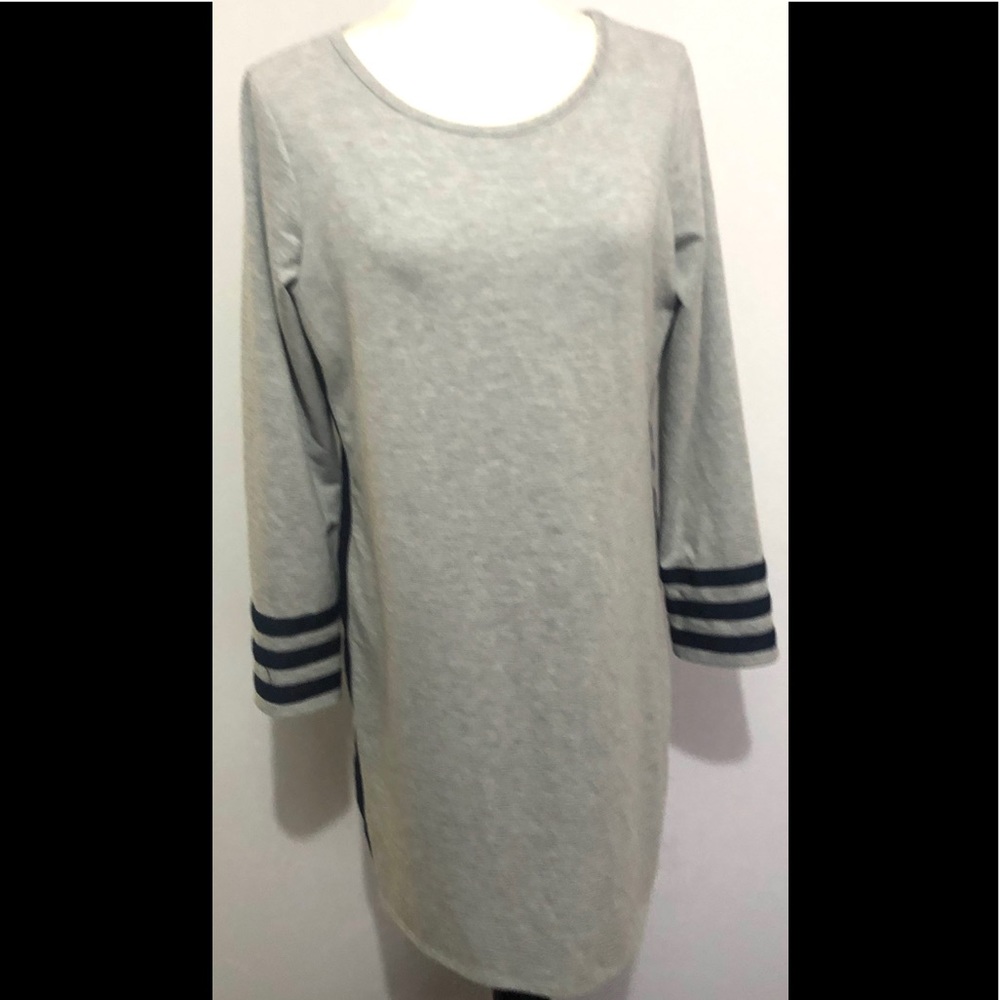 Mind Matter Womens Grey Dress Shirt Size M